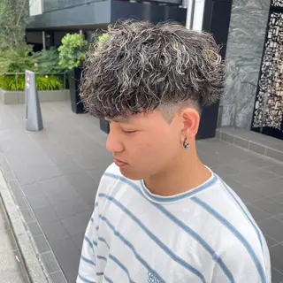 ショート パーマ指名率No1 メンズ特化ケイトのヘアスタイル