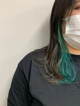 セミロング カラー SALOWIN神戸三宮店所属・【美髪を叶える】中谷 彰宏（アキ)のヘアスタイル