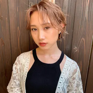 ショート 縮毛/ショート/ ボブ/レイヤー/小原のヘアスタイル
