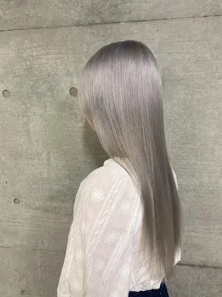 ミディアム カラー THE./ブリーチ 透感カラー/髪質改善のヘアスタイル