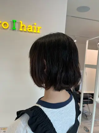 ショート パーマ イロアイヘアー Renのヘアスタイル