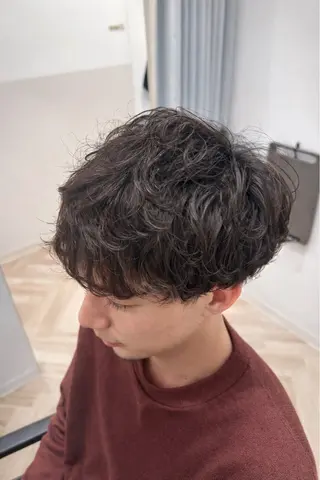 パーマ メンズ メンズパーマ メンズカット/石川のヘアスタイル