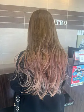 ロング カラー ショート・ボブ・髪 質改善🧡関　玲子のヘアスタイル