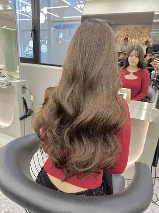 ロング カラー 髪質改善/韓国ヘア /透明感カラー🧸のヘアスタイル