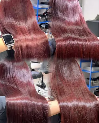 ロング カラー 🎀ミルクティー/暖 色×レイヤー/マリアのヘアスタイル