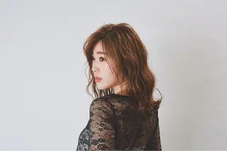 ミディアム カラー パーマ ヘアアレンジ メンズ キッズ ネイル マツエク・マツパ アティリー 西梅田のヘアスタイル