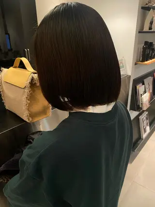 ショート riria/ボブ /ブラウンカラー🎀のヘアスタイル