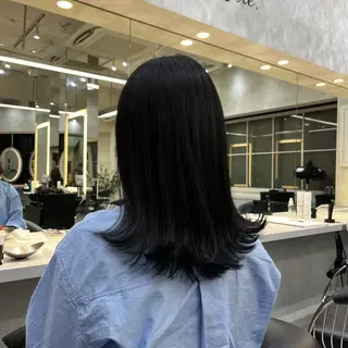 ミディアム 池袋/似合わせ/縮毛 髪質改善【ugen】のヘアスタイル