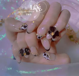 ネイル ラベンダー💖日暮里 ルル💖ネイルのネイルデザイン