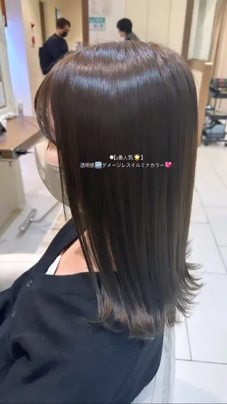 ロング カラー 田畑 あやののヘアスタイル
