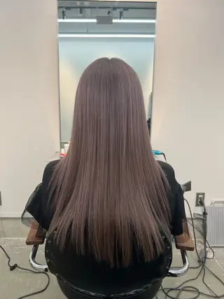 ロング Yuito/カラー/ ブリーチ/ストレートのヘアスタイル