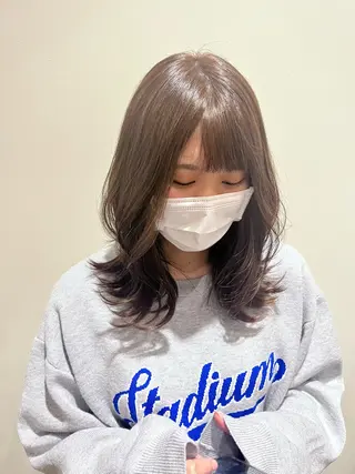 ミディアム 杉本 舞のヘアスタイル