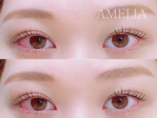 マツエク・マツパ AMELIA Rikakoのマツエク・マツパデザイン