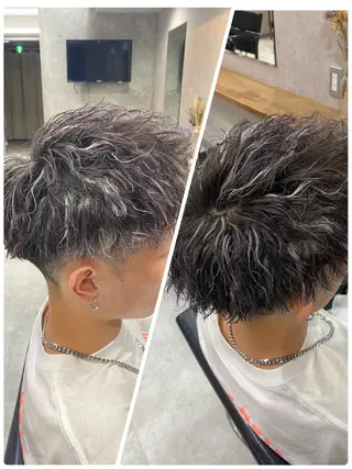 ショート カラー メンズ 🐉『メンズ美容師』 吉田龍星🐉のヘアスタイル