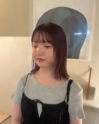 カラー nolla所属・yoshihama sumireのヘアスタイル