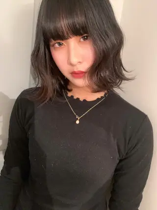 ミディアム カラー 古賀 侑磨のヘアスタイル