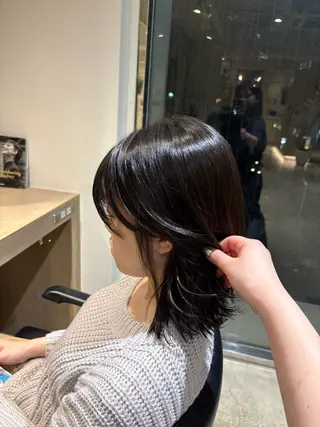 ミディアム SHEA.Aoyama所属・SHEA /縮毛矯正 イソダハルカのヘアスタイル