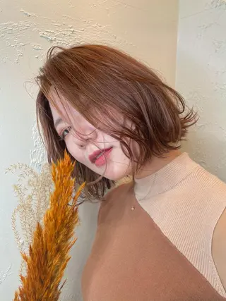ミディアム カラー OPShair　ANELLO所属・ショート/ボブ/ メンズ/縮毛矯正のヘアスタイル