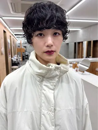 ショート カラー デザイン/レイヤー Kaito🐩/栄のヘアスタイル