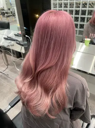 ロング カラー 🐯ミルクティーベー ジュ/大雅🐯のヘアスタイル