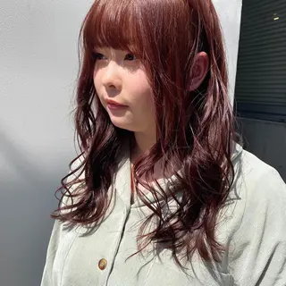 ロング カラー 🪭risa 暖色/レイヤー🪭のヘアスタイル