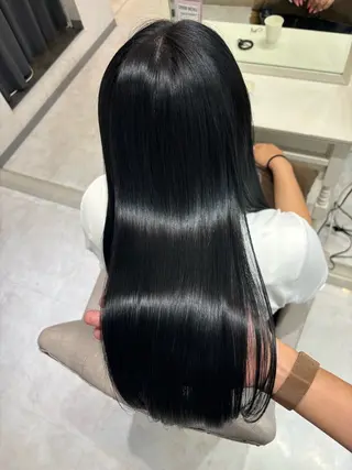 ロング カラー 巻ける縮毛矯正 Sachi🐰のヘアスタイル