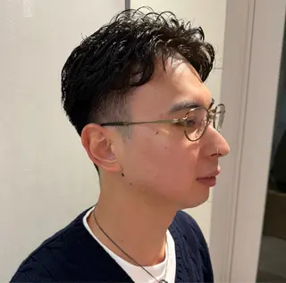 ショート パーマ メンズ MINX over所属・🍒暖色カラー•東京 小玉姫那🍒のヘアスタイル