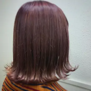 ミディアム カラー にった みずきのヘアスタイル