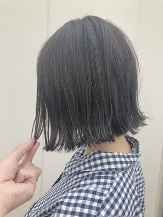 ショート カラー ノグチ ユウキ/ボブのヘアスタイル