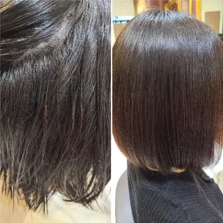 ミディアム Ash 店長　山下達也のヘアスタイル