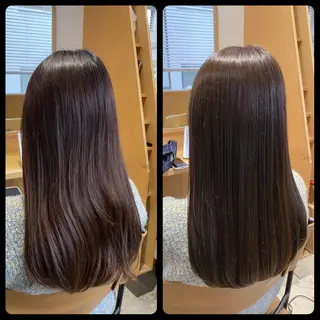 セミロング AMPHITOKYO 平林のヘアスタイル