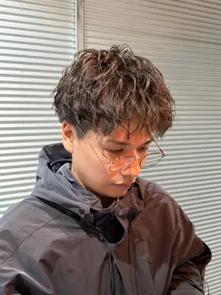 ショート パーマ メンズ メンズの悩み解決専門 柏パーマ職人/曽我尾のヘアスタイル