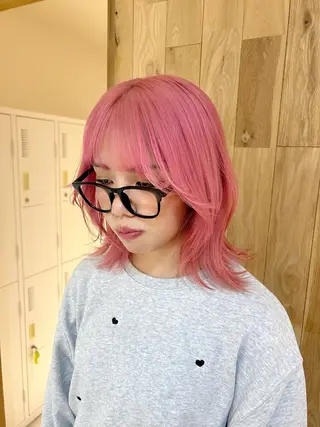 ミディアム L STUDIO所属・ハイトーン/ブリーチ 🧁soraのヘアスタイル