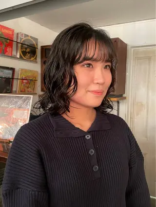 パーマ ショートカット /夕海のヘアスタイル