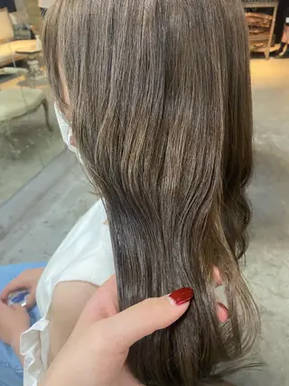 ミディアム カラー お任せヘア☘️☘️ 及川渚のヘアスタイル