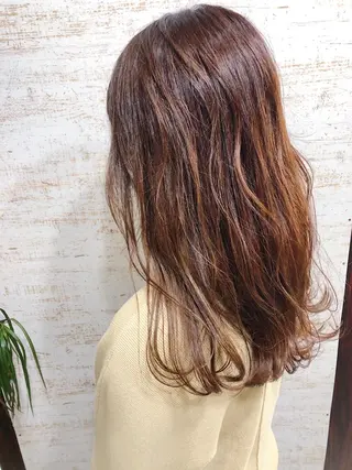 ロング カラー ケアブリーチ /髪質 改善/古橋圭史郎のヘアスタイル