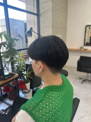 ミディアム メンズ lafit 侑莉人のヘアスタイル