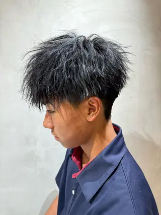 ショート パーマ メンズ nico TOKYO 横浜所属・横浜/レイヤー/ カネコのヘアスタイル