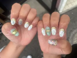 ミディアム LeLien所属・LeLien ♡のネイルデザイン