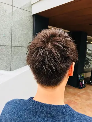 ショート カラー メンズ Jill franc ＿ ayanoのヘアスタイル