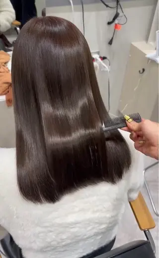 セミロング soyon心斎橋所属・♡透明感/艶カラー/ M a I ♡のヘアスタイル