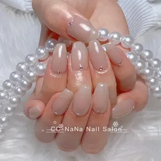 ネイル CC NaNa ワンホンネイル🌙Nのネイルデザイン
