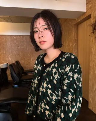 ショート カラー 落合 妙佳のヘアスタイル