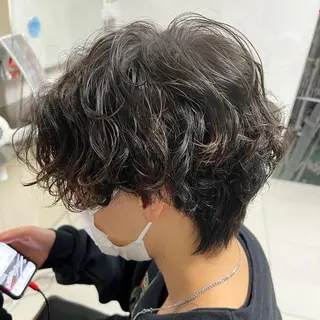 パーマ メンズ 髪質改善美容室bokuno町田店所属・メンズ＆髪質改善縮毛 矯正【平山🔥拓哉】のヘアスタイル