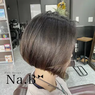 ショート カラー Hair design Na.B所属・ジユン 지윤のヘアスタイル