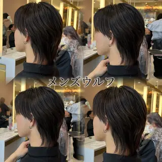 ミディアム メンズ 🫧艶髪/カラー/ パーマ/愛莉🫧のヘアスタイル