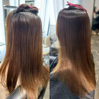 ロング LINDOTOKYO梅田所属・酸性ストレート 髪質改善大槻勇樹のヘアスタイル