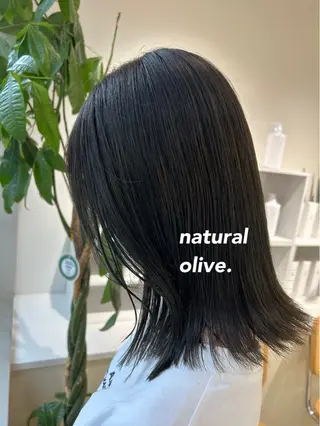 ミディアム カラー 🩰ニシムラヒカリ 半個室salon♡*のヘアスタイル