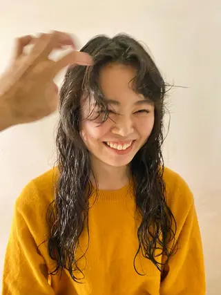 ロング パーマ レイヤー/パーマ /ウルフ/nabeのヘアスタイル