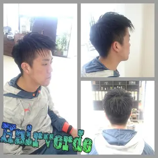 ショート メンズ Hair VERDEのヘアスタイル